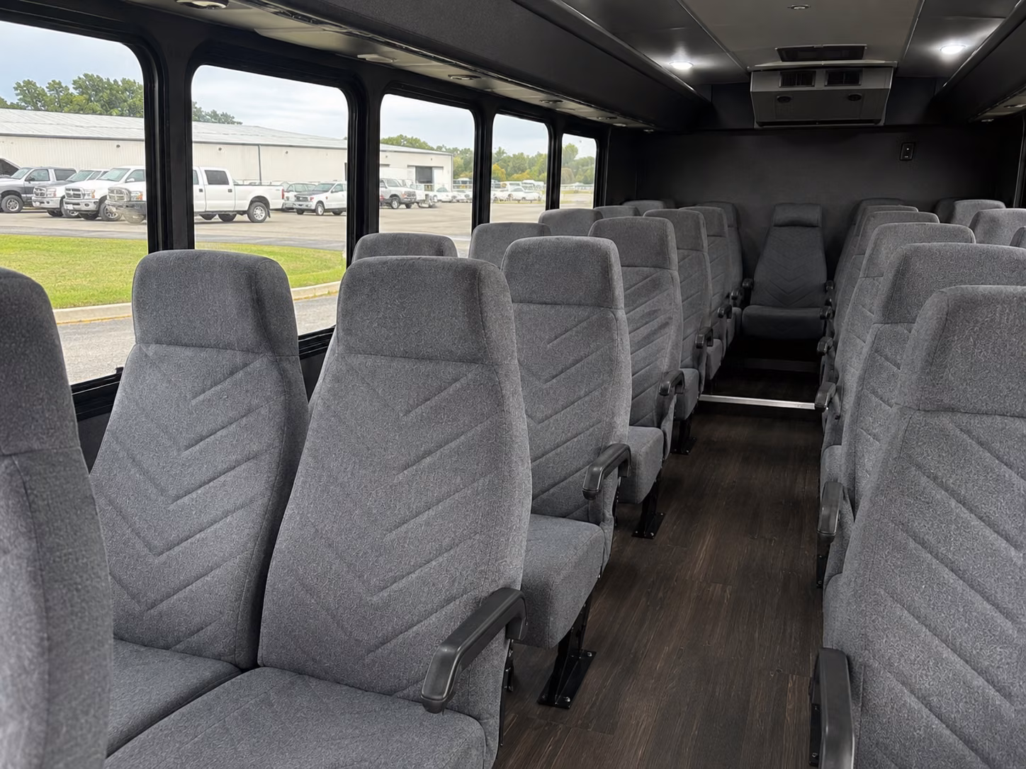 erie 15 passenger minibus inside