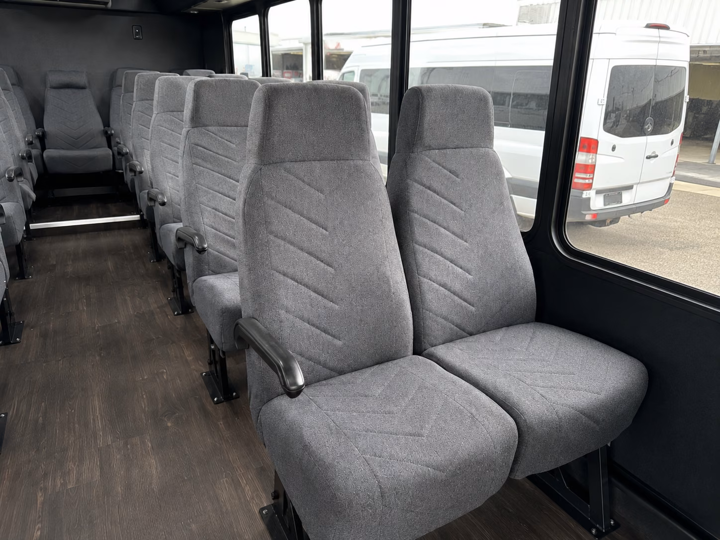 erie 15 passenger minibus interior