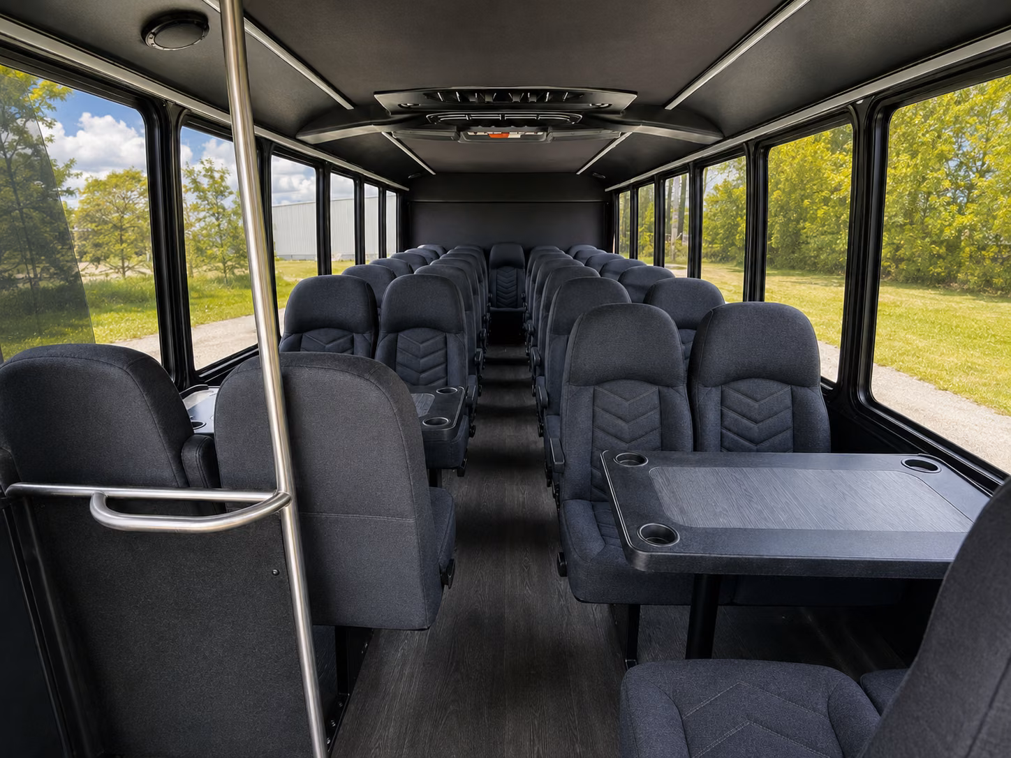 erie 20 passenger minibus interior