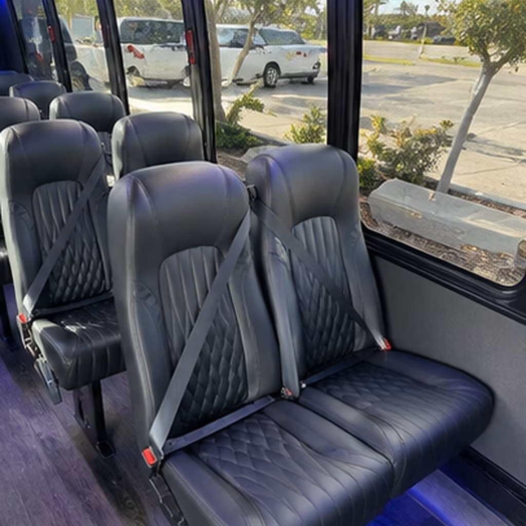 erie 35 passenger minibus interior