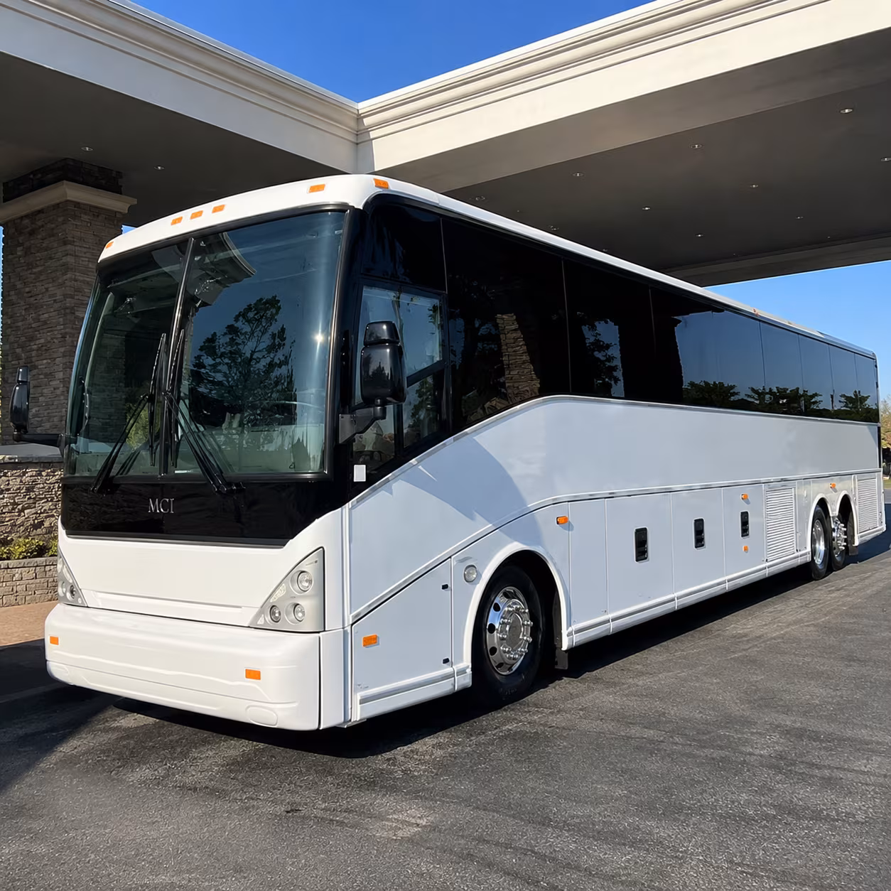 erie bus rental service area