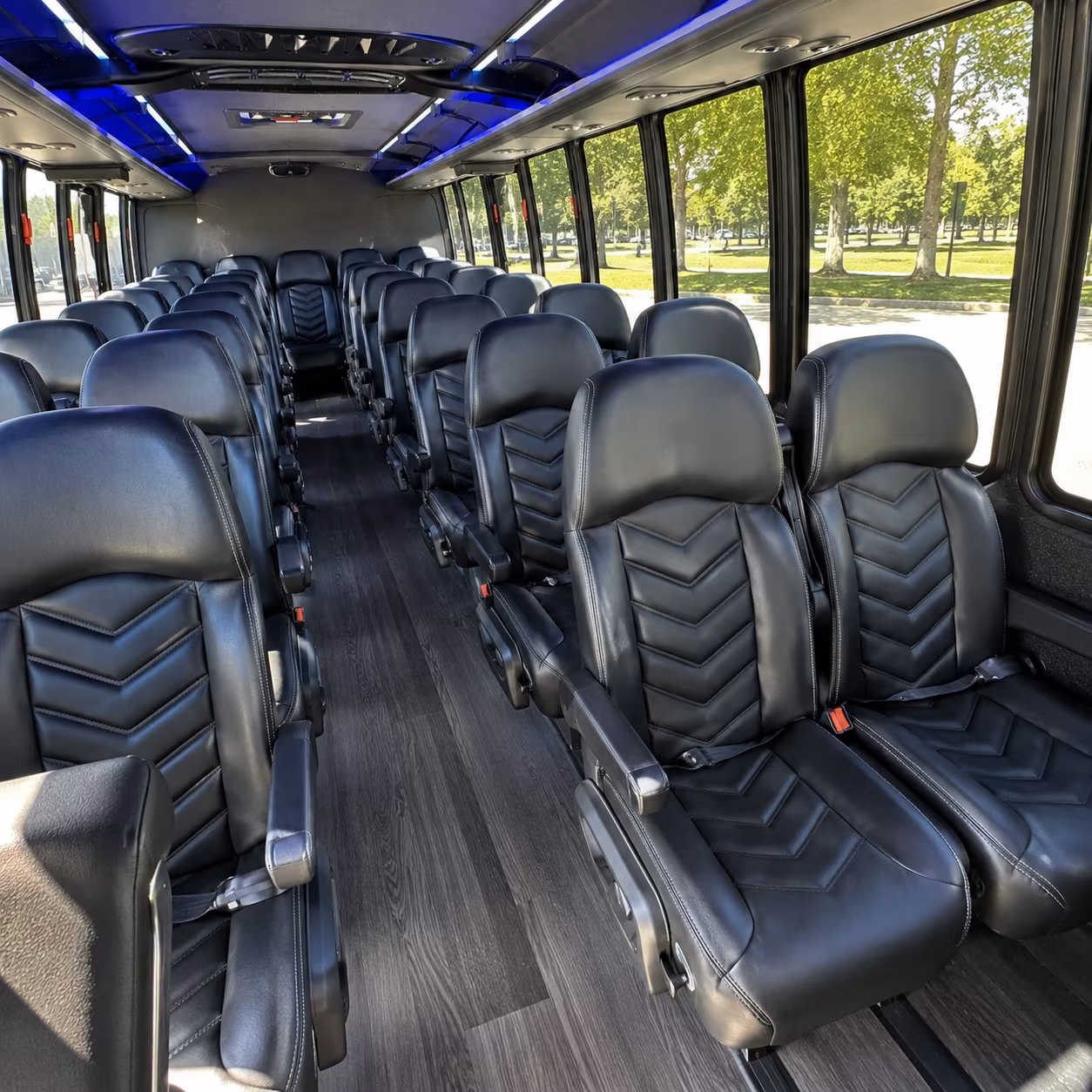 erie long distance transportation onboard seating