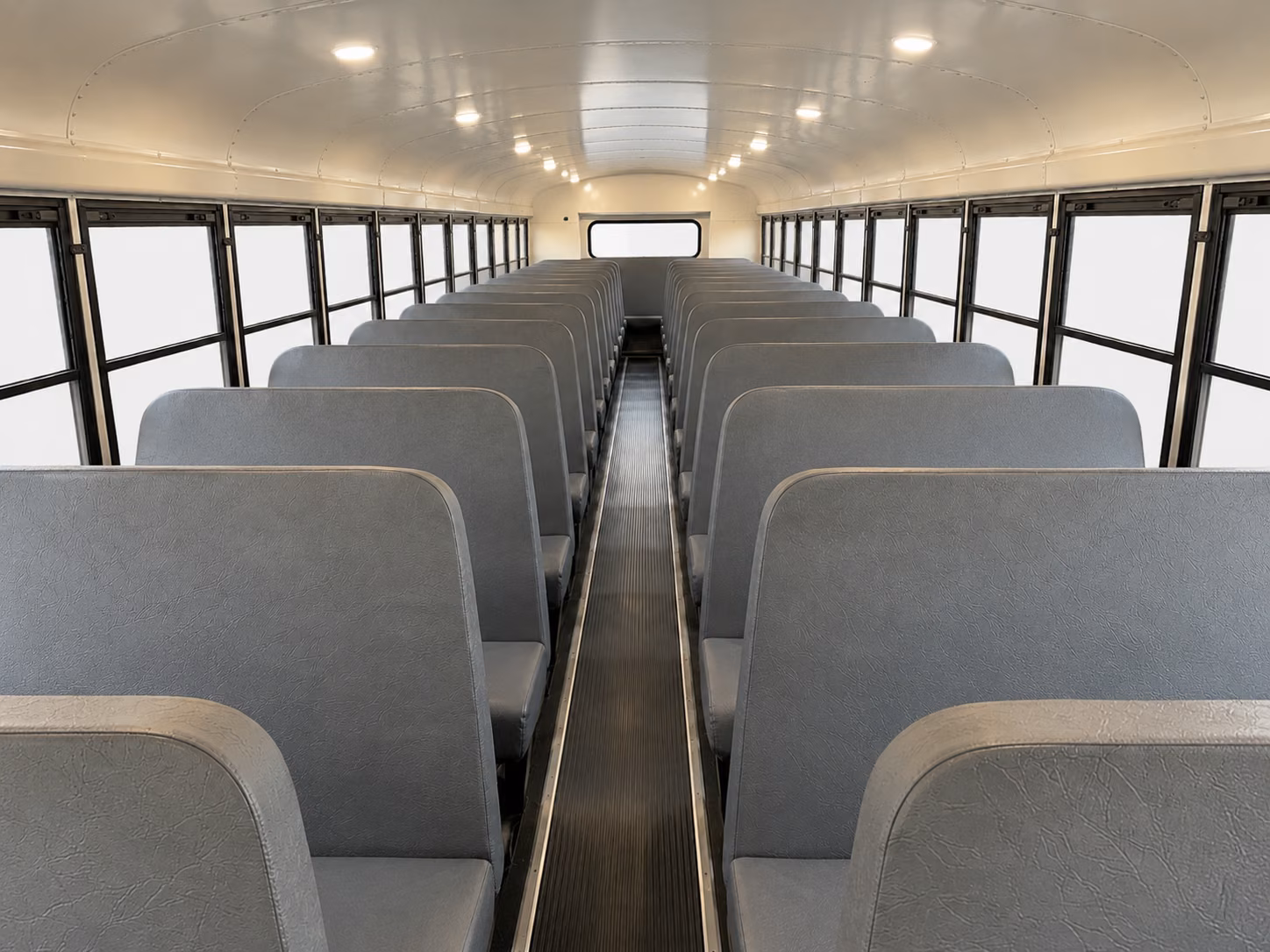 erie school bus interior