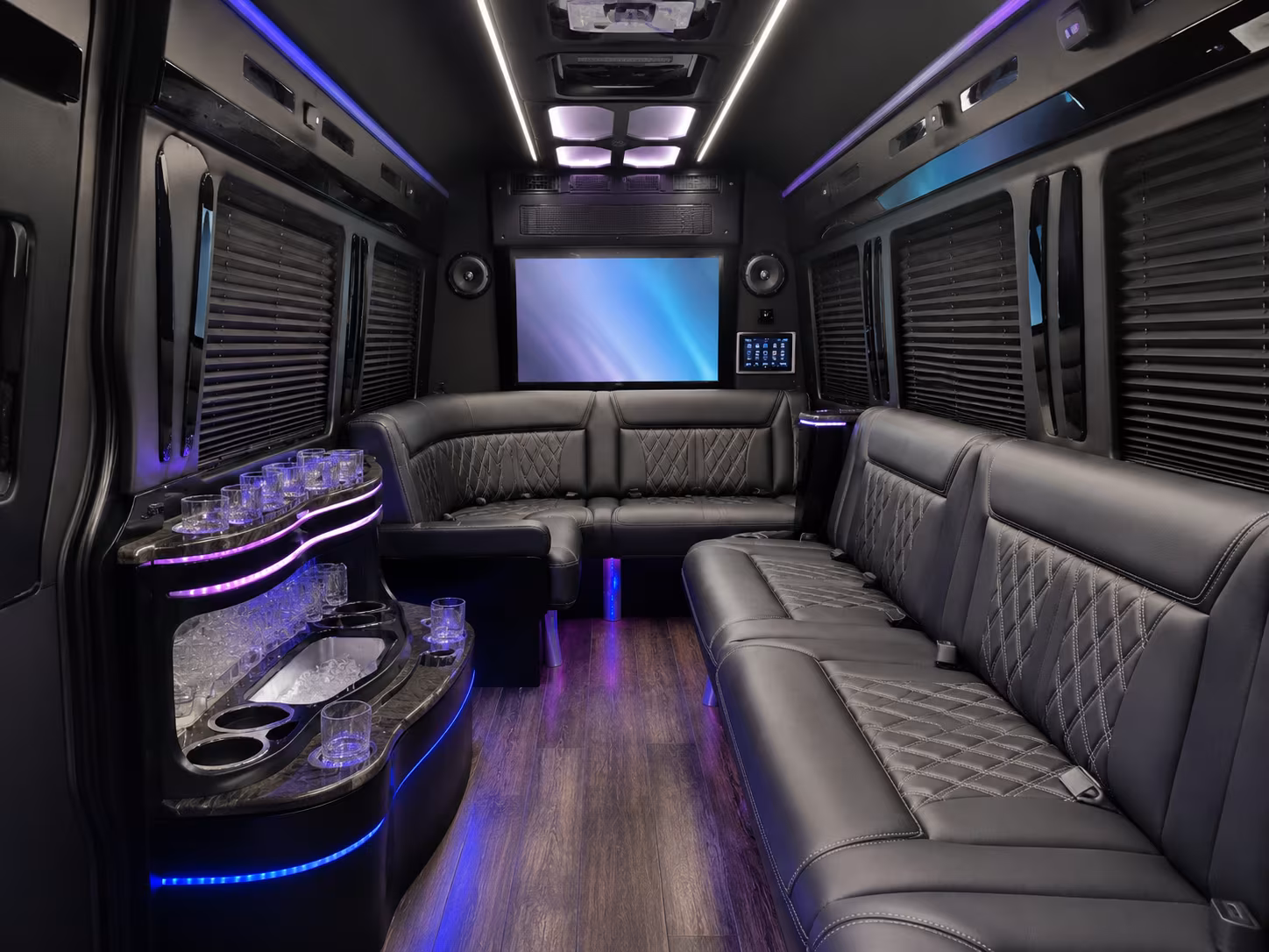 erie sprinter limousine inside