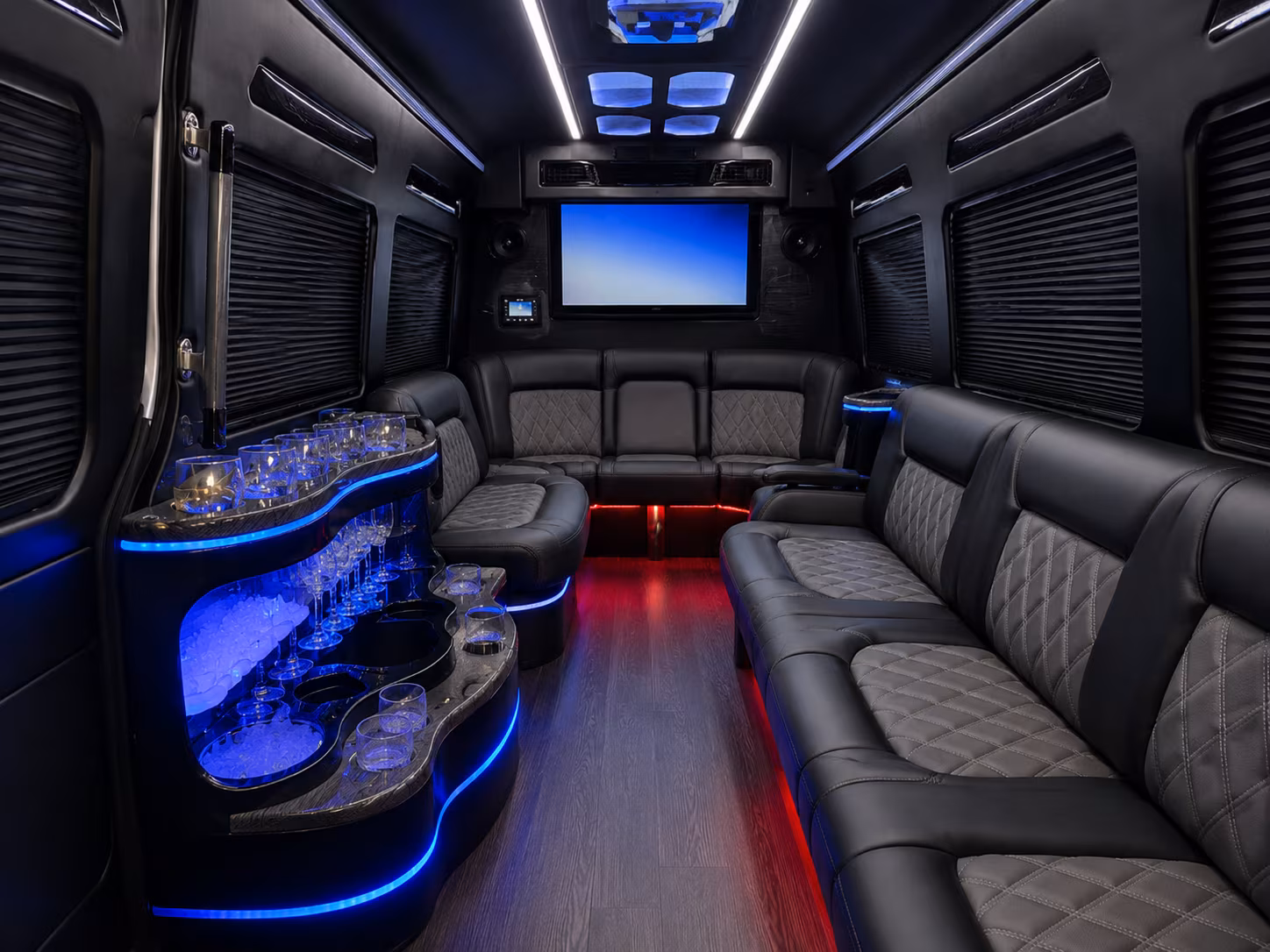 erie sprinter limousine interior