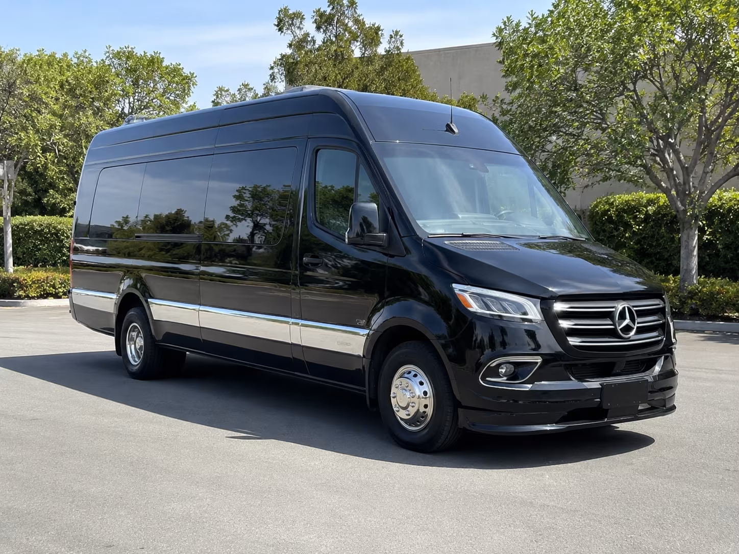 erie sprinter van with driver