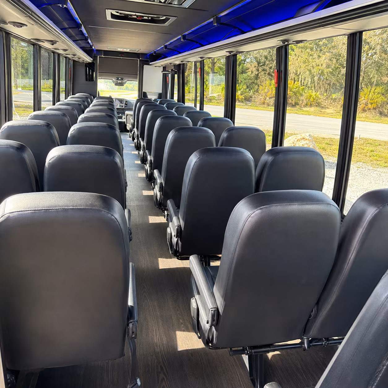 wedding guest shuttle buses between erie hotels and ceremony venues